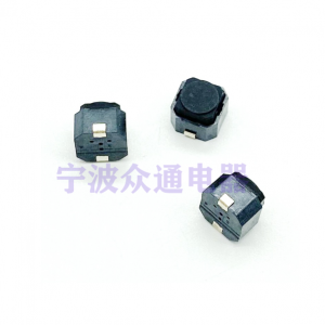 SKPMDGE010 silicone switch 6 * 6 * 5H silent switch 2-pin patch